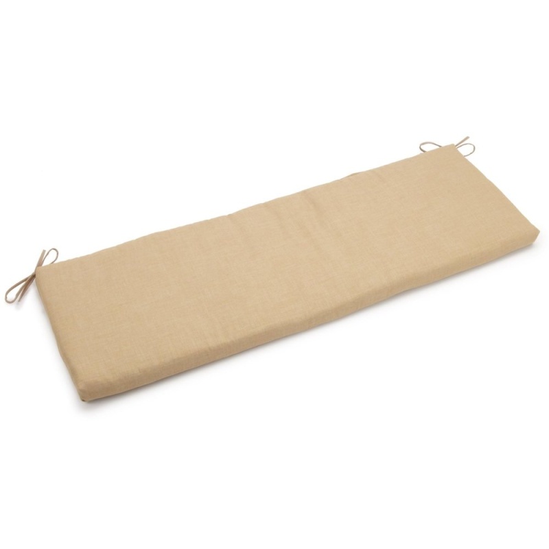 51-Inch By 19-Inch Solid Outdoor Spun Polyester Loveseat Cushion