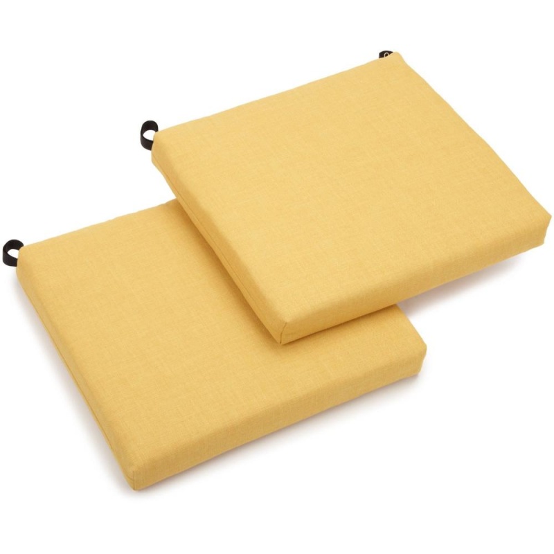 20-Inch By 19-Inch Spun Polyester Chair Cushion (Set Of Two)