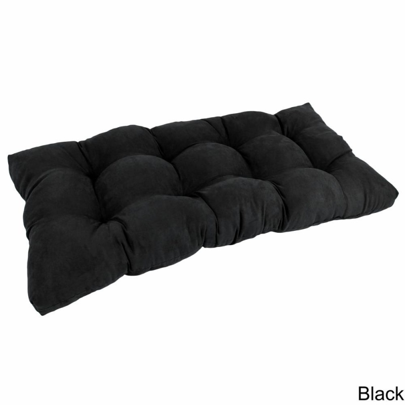 42-Inch by 19-Inch Squared Microsuede Tufted Loveseat Cushion