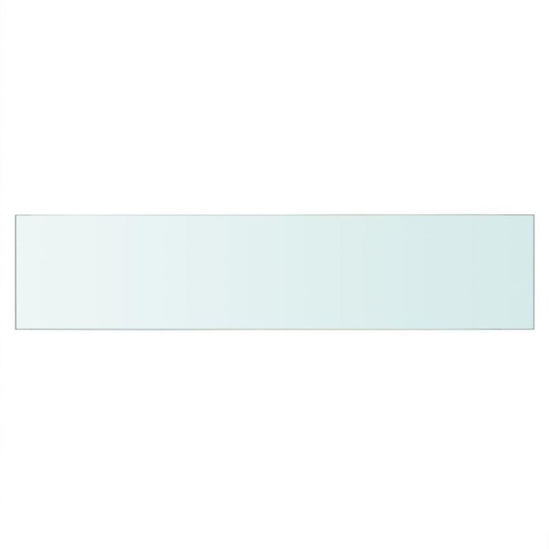 Vidaxl Shelf Panel Glass Clear 23.6"X4.7"