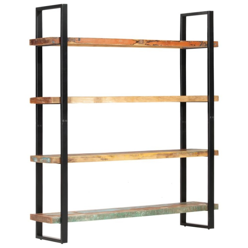 Vidaxl 4-Tier Bookcase 63"X15.7"X70.9" Solid Reclaimed Wood 1067
