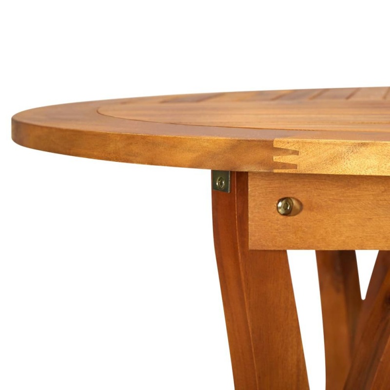 Vidaxl Garden Table 59.1"X35.4"X29.5" Solid Acacia Wood 0623