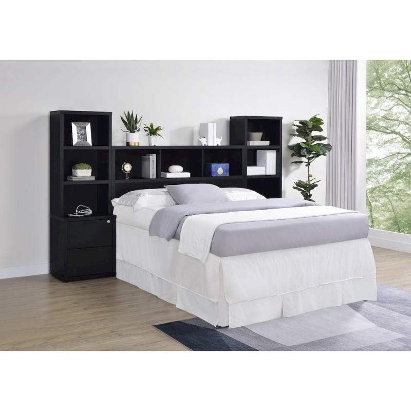 Westpark 3-Piece Queen Bedroom Set with Bookcase Headboard