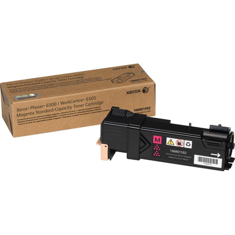 Xerox Toner Cartridge - Laser - Standard Yield - 1000 Pages - Magenta - 1 Each
