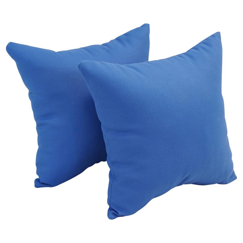 17-Inch Square Polyester Outdoor Throw Pillows (Set of 2)