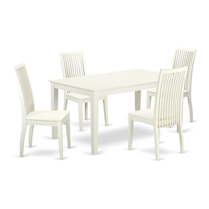 Dining Room Set Linen White