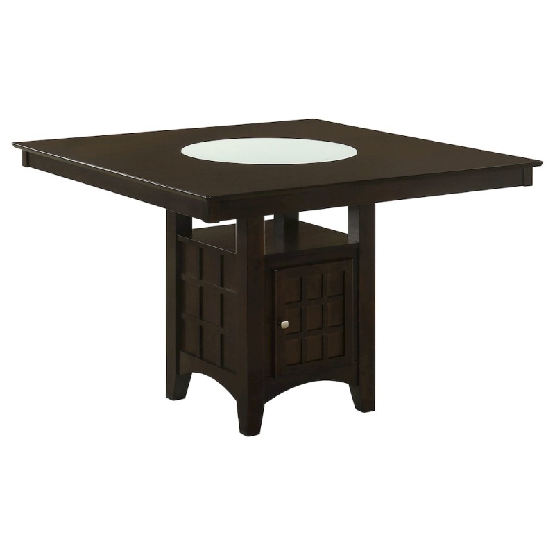 Gabriel 52-Inch Counter Height Dining Table Cappuccino
