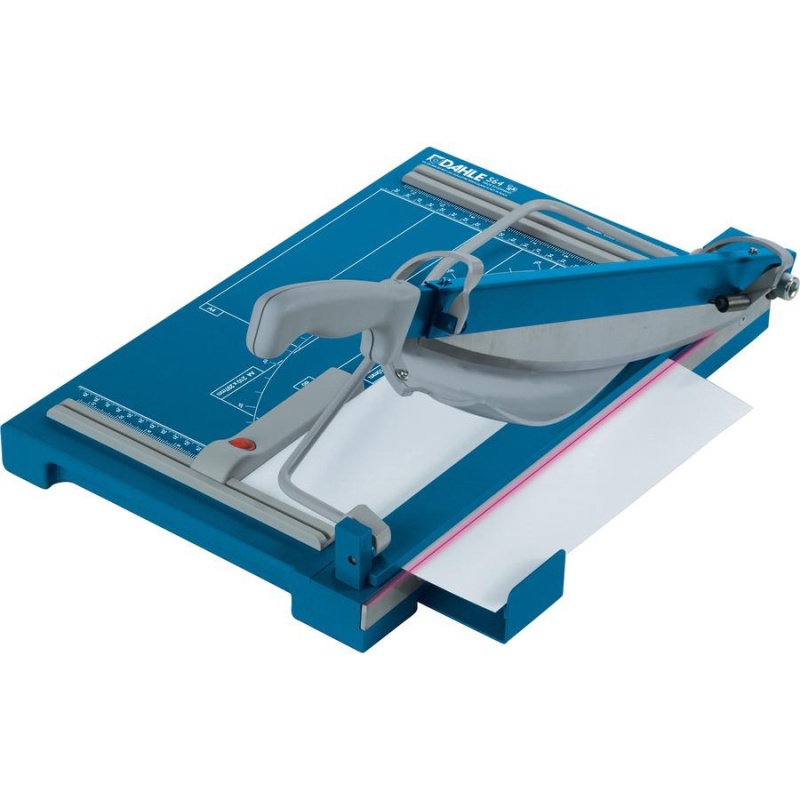 Dahle 564 Premium Guillotine Trimmer - 40 Sheet Cutting Capacity - 14" Cutting Length - Safety Guard, Self-Sharpening, Sturdy, Non-Skid Rubber Feet, Laser Guide, Screened Guide, Burr-Free Cut, Durable