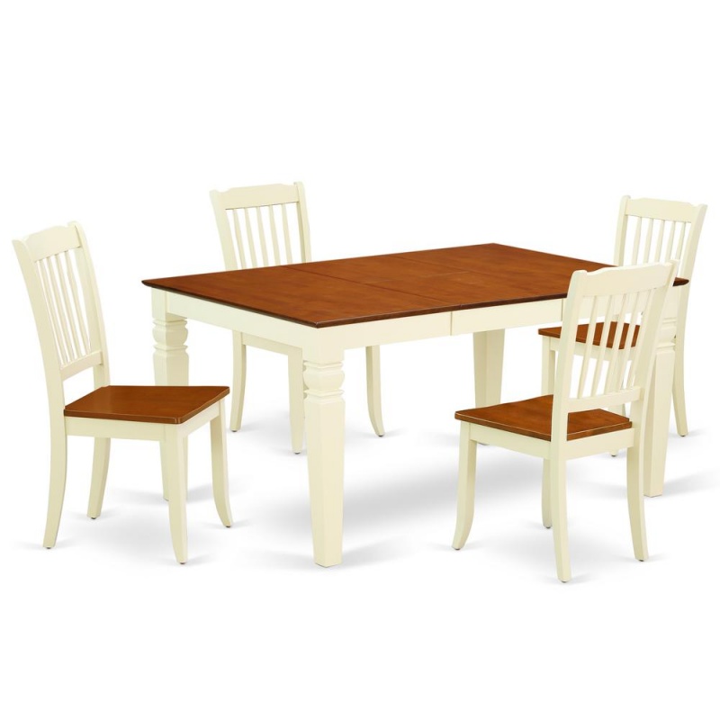 Dining Room Set Buttermilk & Cherry