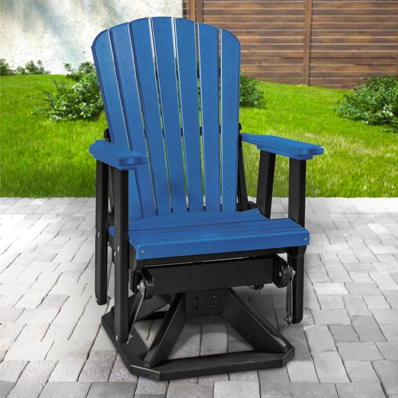 OS Home and Office Fan Back Swivel Glider