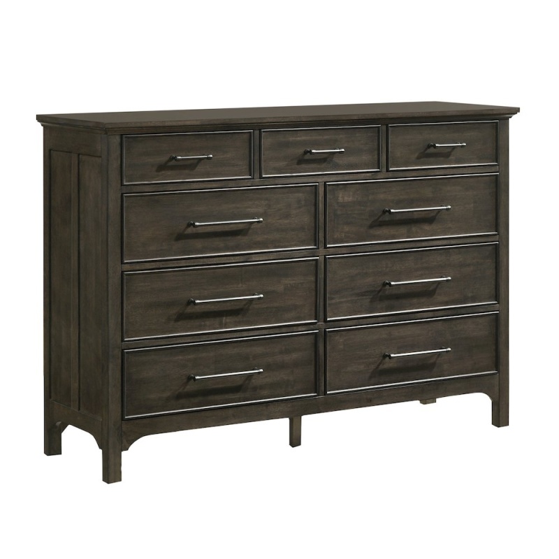 Hawthorne 9-Drawer Dresser, Brushed Charcoal