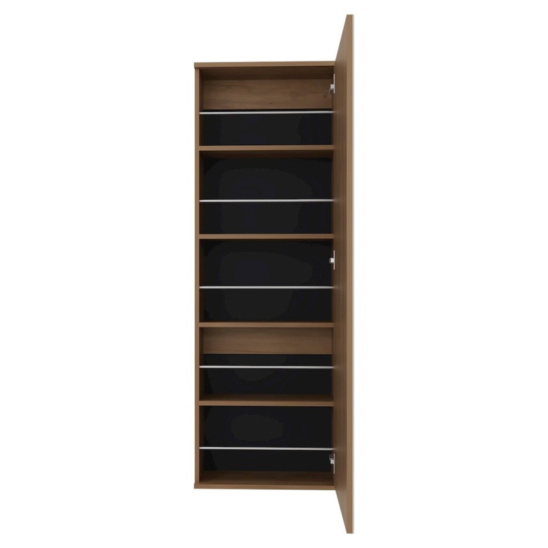 Baltimore Wall Mounted Shoe Rack with Mirror