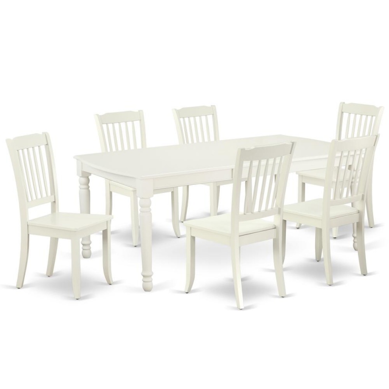 Dining Room Set Linen White