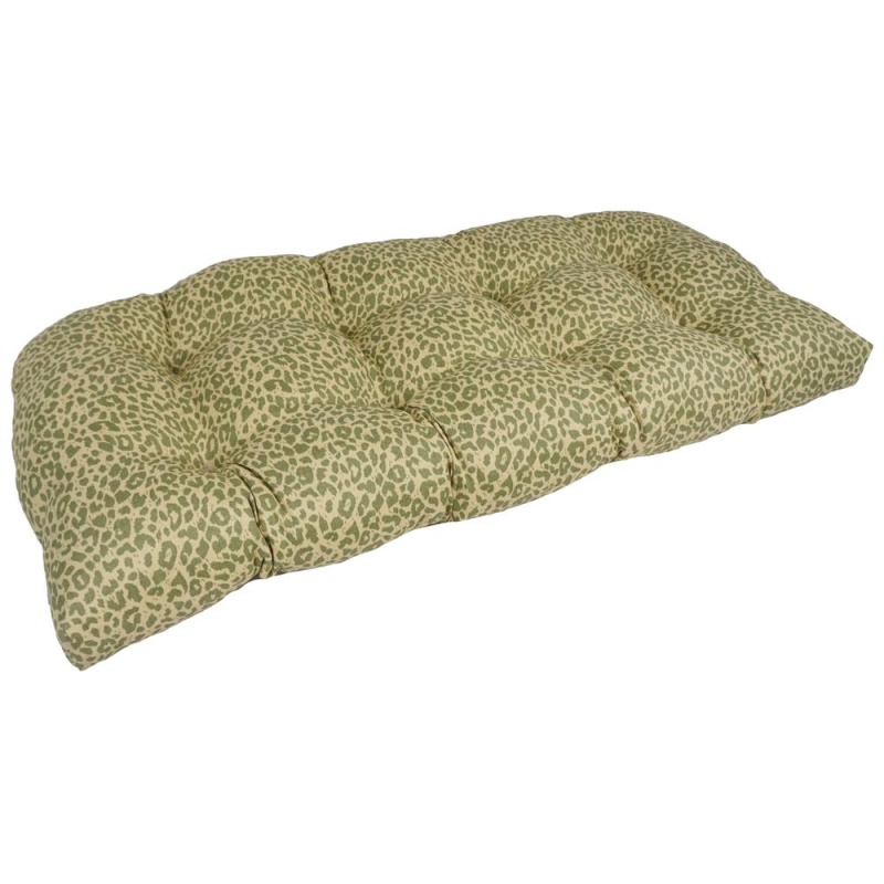 42-Inch By 19-Inch U-Shaped Patterned Spun Polyester Tufted Settee/Bench Cushion 93180-Ls-Od-002