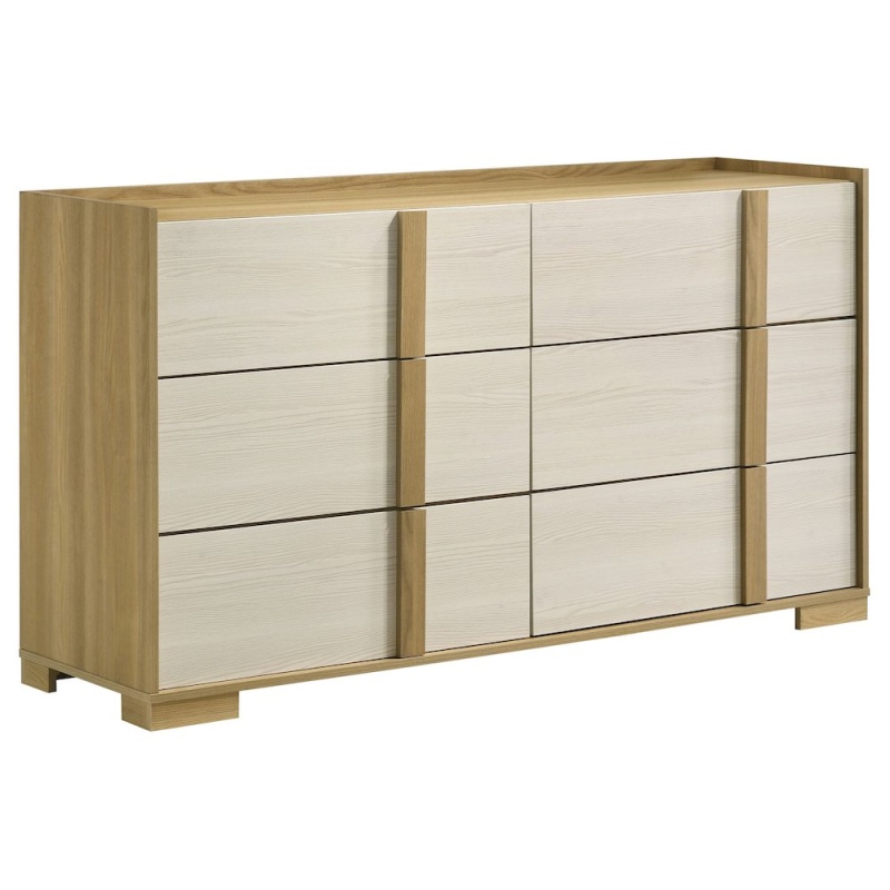 Hyland 6-Drawer Dresser Natural