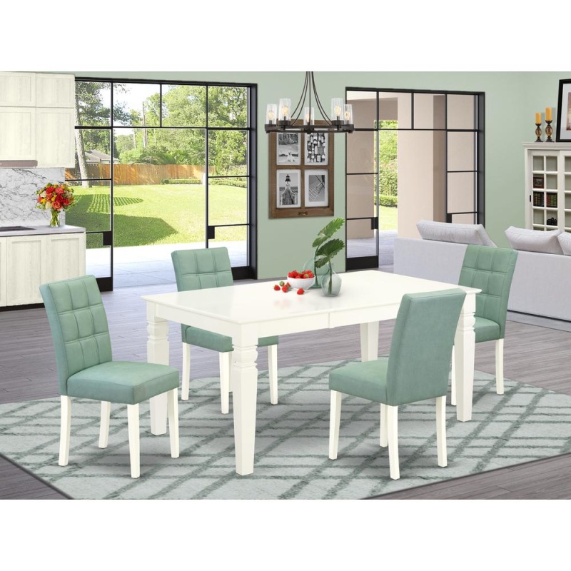 5 Piece Table Set Contain A Modern Table