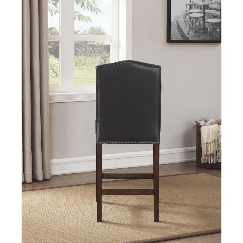Carteret Brown Faux Leather Counter Stool