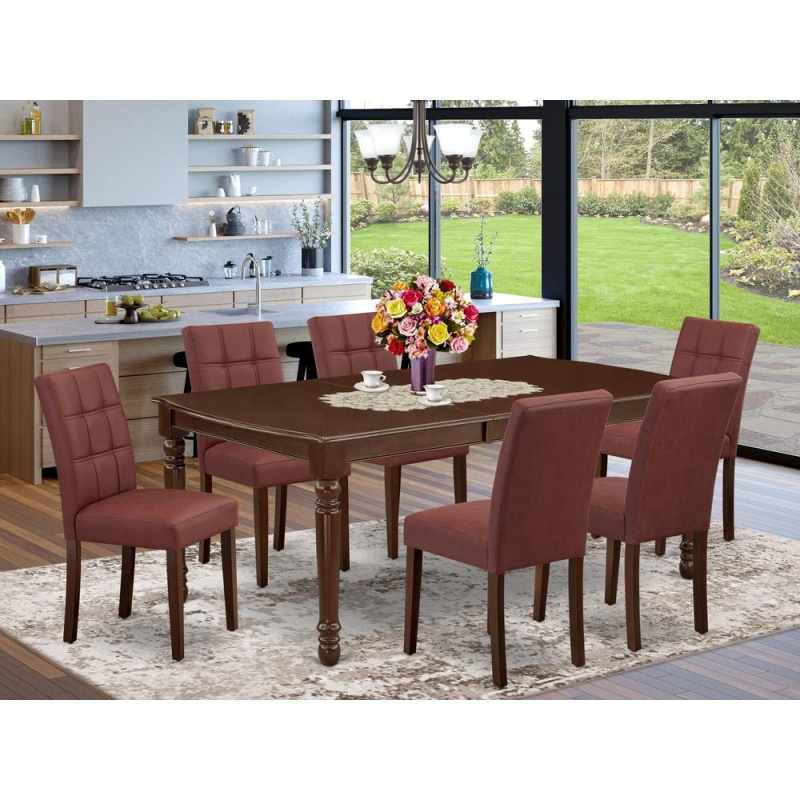 7 Piece Dining Table Set Contain A Dining Room Table