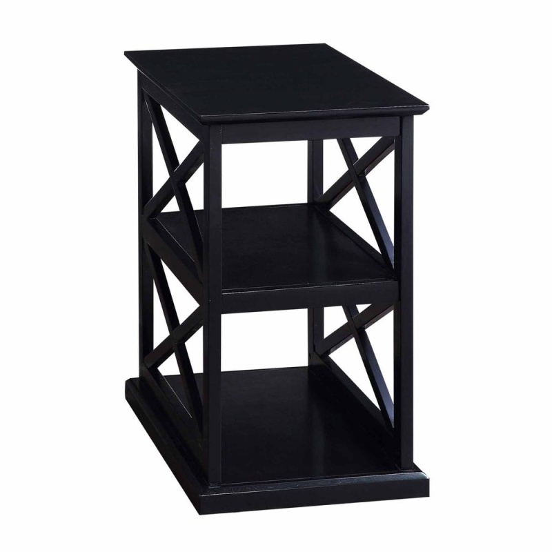 Coventry Chairside End Table With Shelves