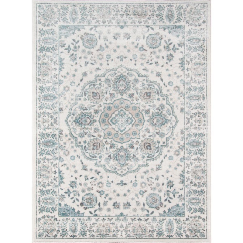 Momeni Traditional Ivory Rectangle Area Rug, 9'3" X 12'6"