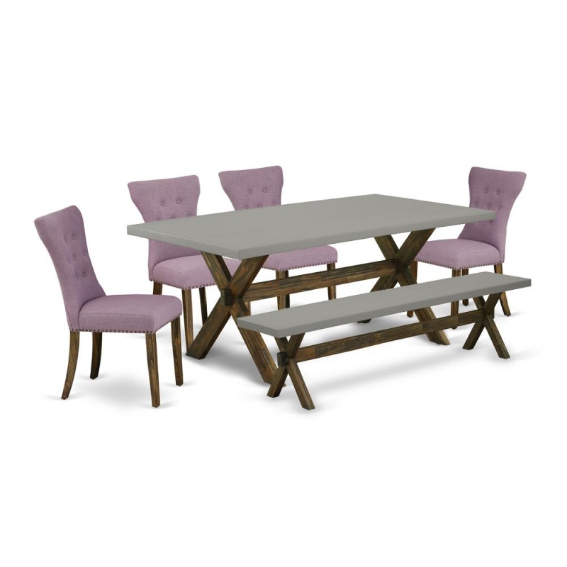 6-Piece Modern Dining Table Set