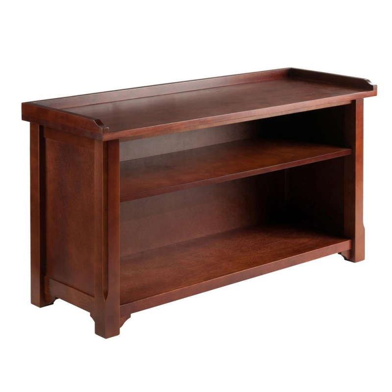 Milan Bench With Storage Shelf