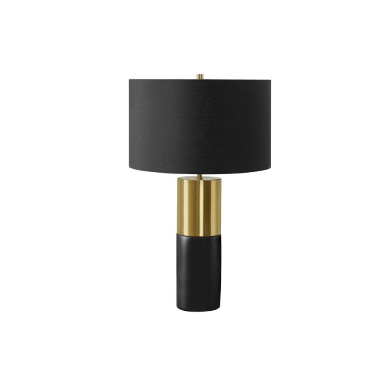Monarch 25" Black Concrete Table Lamp