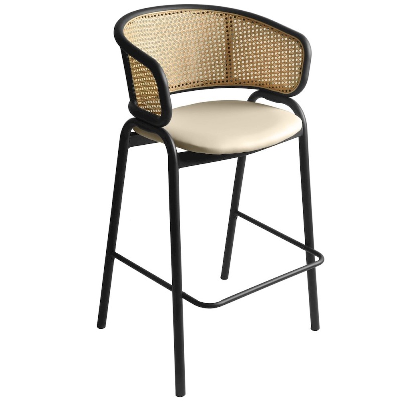Ervilla Wicker Bar Stool
