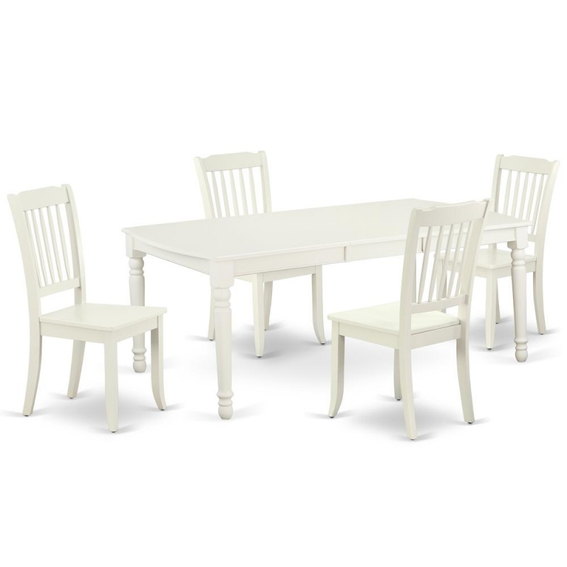 Dining Room Set Linen White