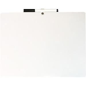 Flipside 2-Sided Dry Erase Board Sets - 12" (1 Ft) Width X 9" (0.8 Ft) Height - White Hardboard Surface - Rectangle - Desktop, Lap - 12 / Pack