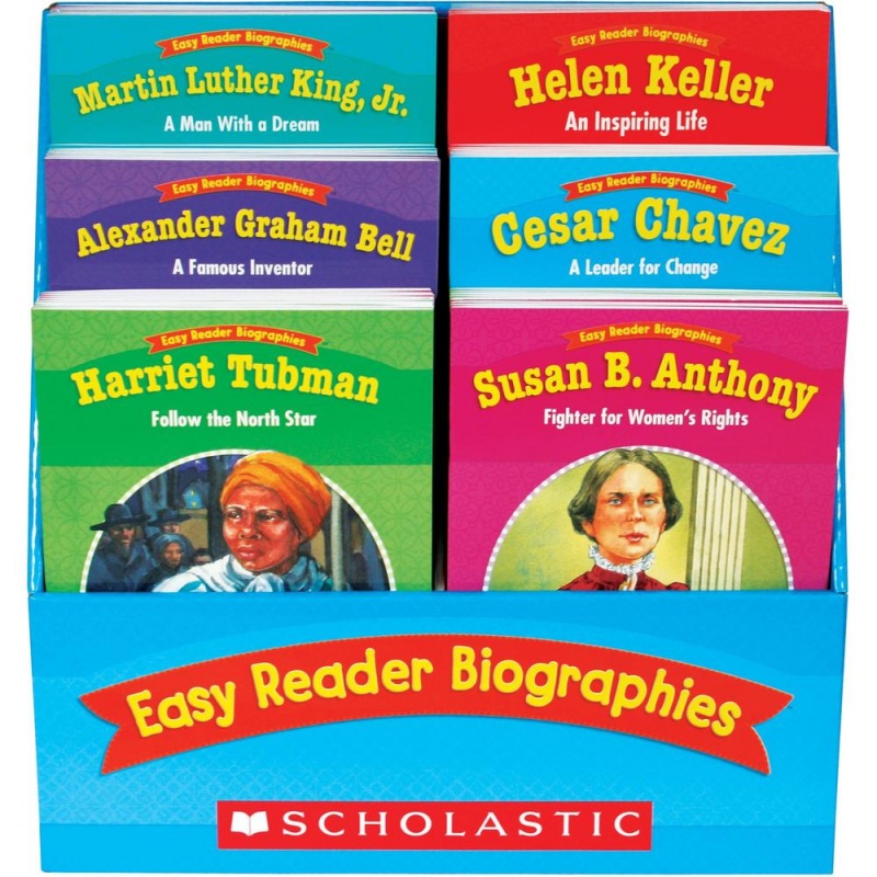 Scholastic Easy Readers Biographies Tale Box Book Set Printed Book - Book - Grade K-2