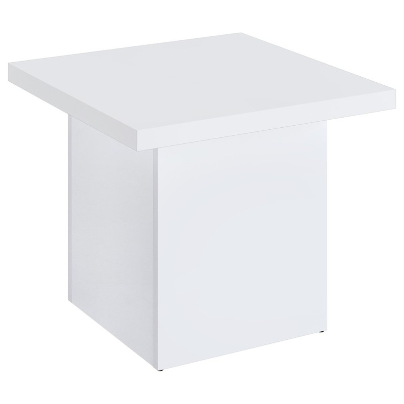 Devar Square Engineered Wood Side End Table