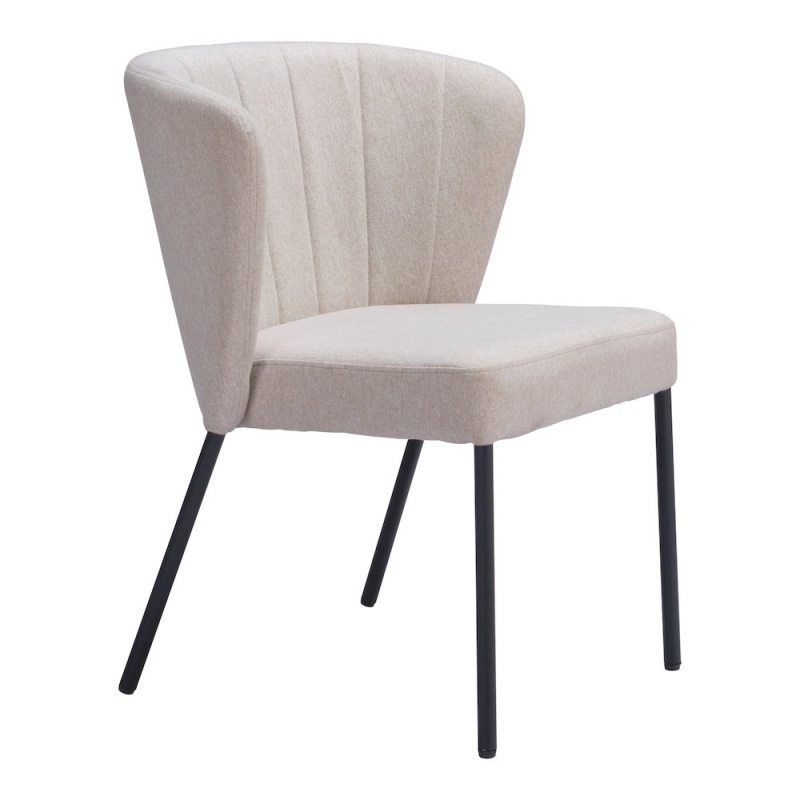 Aimee Dining Chair Set of 2 Beige