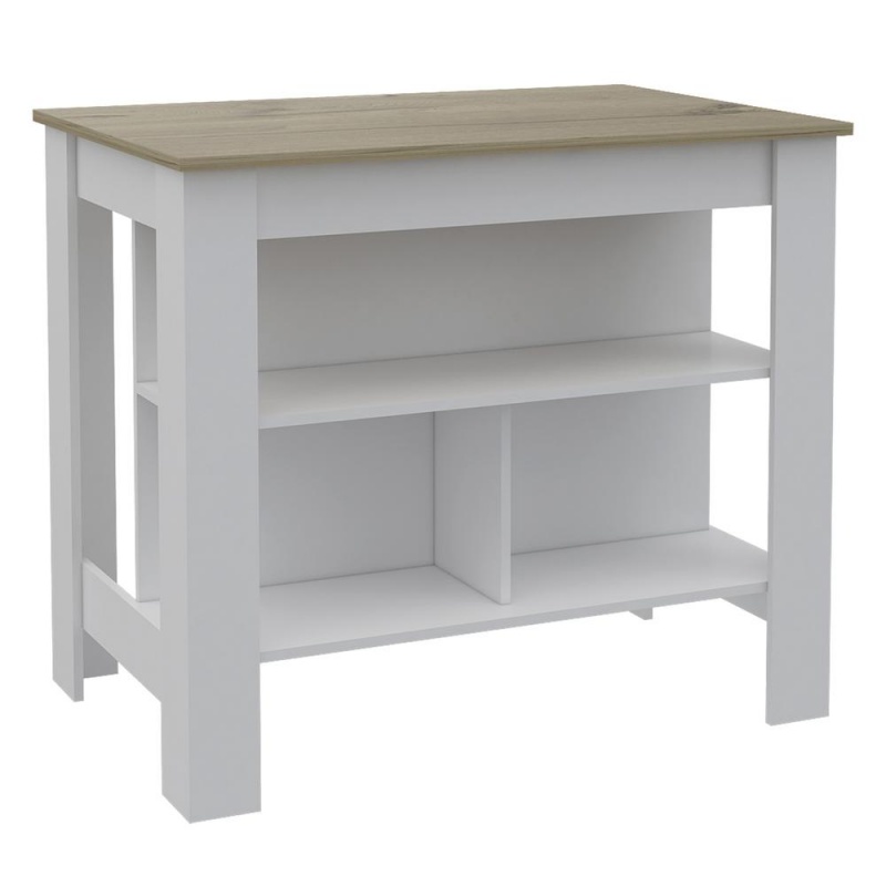 Delos Kitchen Island White - Pine
