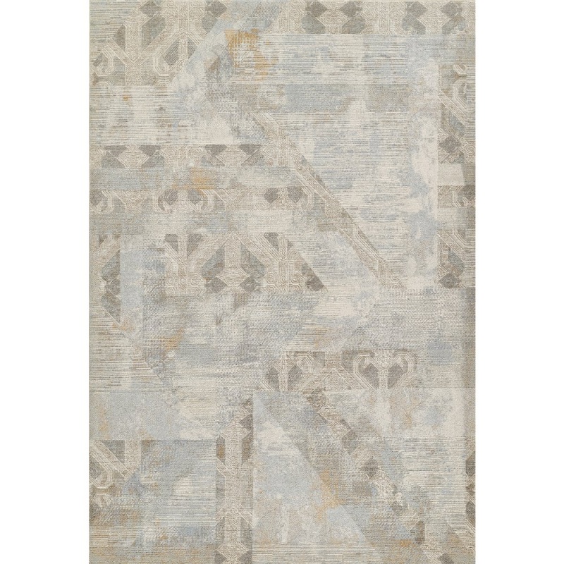 Transitional Rectangle Area Rug, Blue, 8' X 10'
