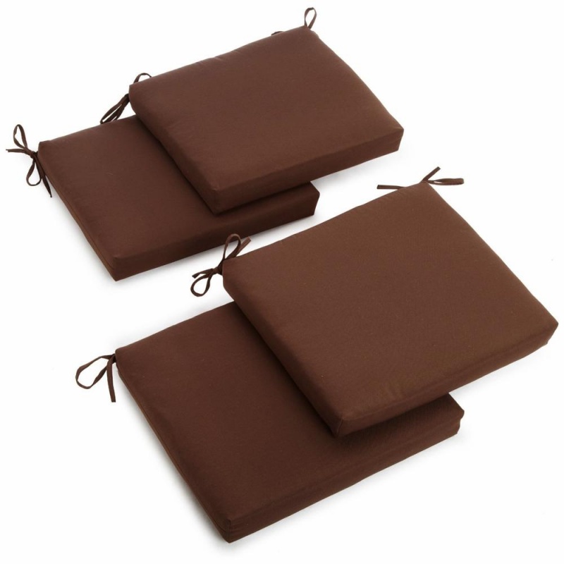 20-Inch By 19-Inch Twill Chair Cushion (Set Of Four)