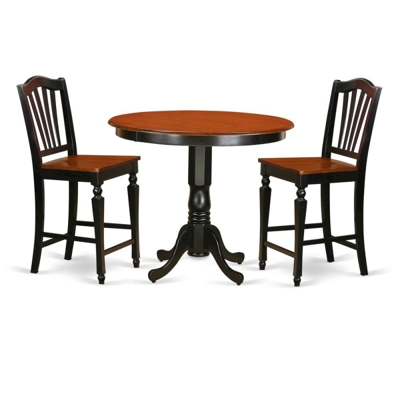 3 Pc Counter Height Table and Chair Set