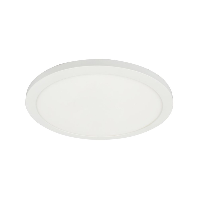 25W Matte White Flush Mount