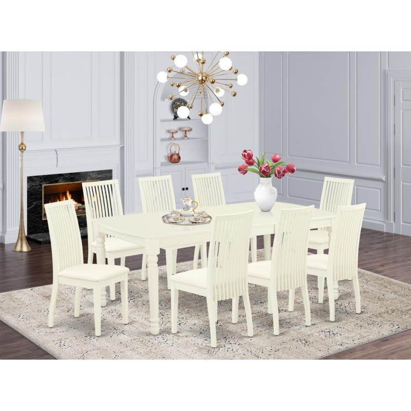Dining Room Set Linen White
