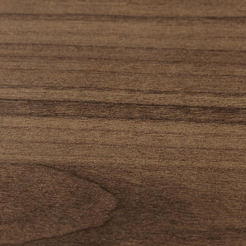 Lorell Chateau Series Walnut Laminate Desking Table Desk - 59" X 29.5"30" Table, 1.5" Table Top - Reeded Edge - Material: P2 Particleboard - Finish: Walnut Laminate