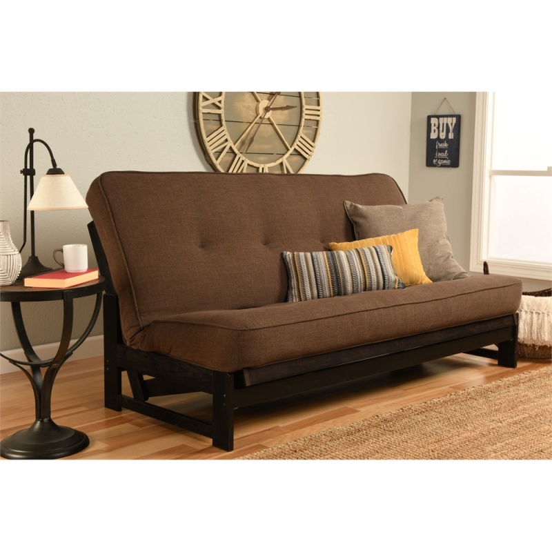 Aspenframe Reclaim Mocha Finish – Linen Cocoa Mattress