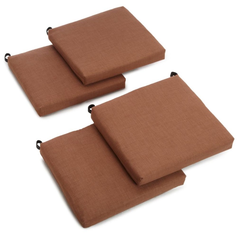 20-Inch by 19-Inch Spun Polyester Chair Cushions (Set of Four)