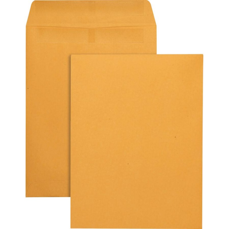 Quality Park 9-1/2 X 12-1/2 Catalog Envelopes With Self-Seal Closure - Catalog - #12 1/2 - 9 1/2" Width X 12 1/2" Length - 28 Lb - Self-Sealing - Kraft - 250 / Box - Kraft