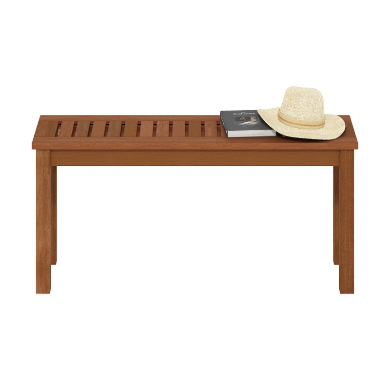 Backless Outdoor Bench