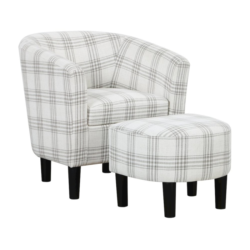 Take A Seat Churchill Accent Chair With Ottoman