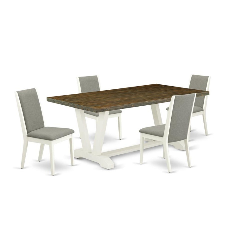 5-Piece Fashionable Modern Dining Table Set