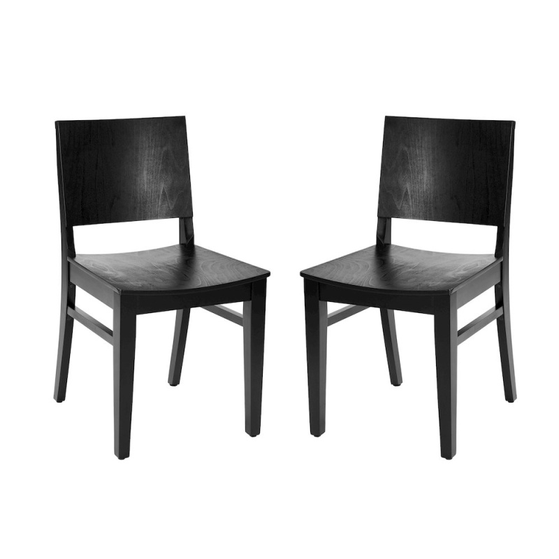 2 Pack Naples Solid Wood Dining Chairs