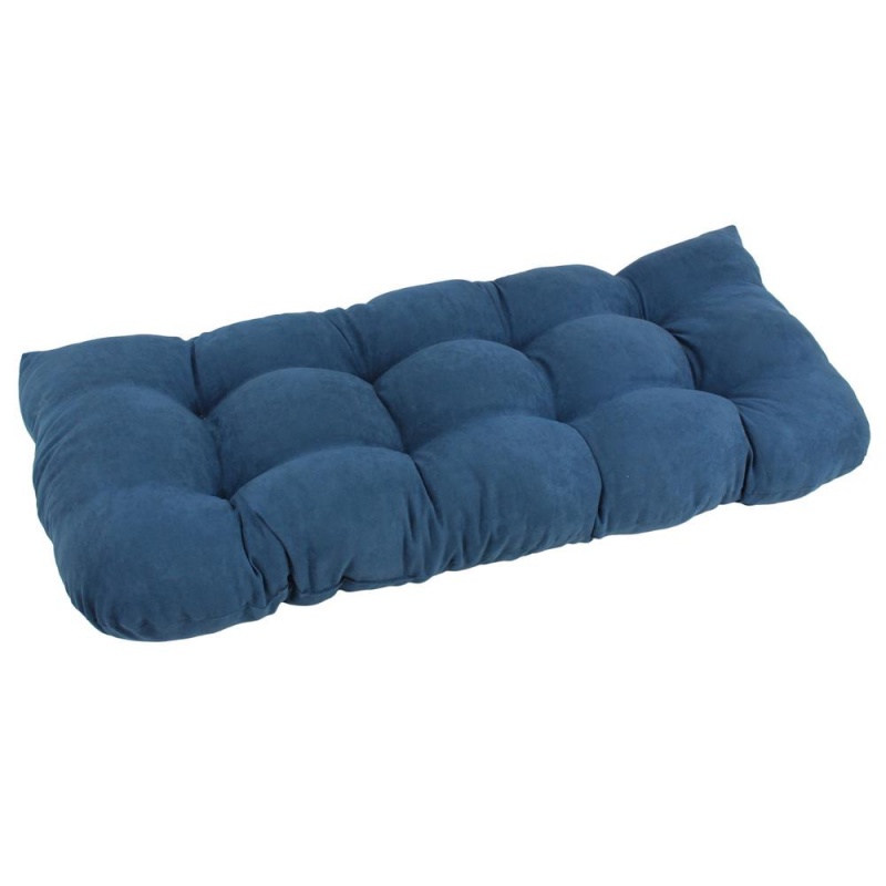 42-Inch By 19-Inch U-Shaped Micro Suede Polyester Tufted Settee/Bench Cushion