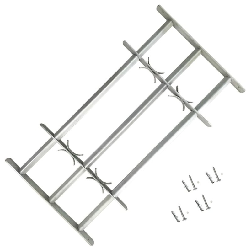 Adjustable Security Grille For Windows With 3 Crossbars 19.7"-25.6", 141382