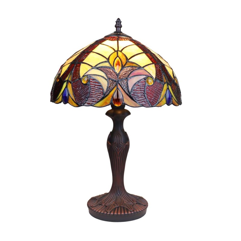 Chloe Lighting Adia Tiffany-Style Accent Table Lamp
